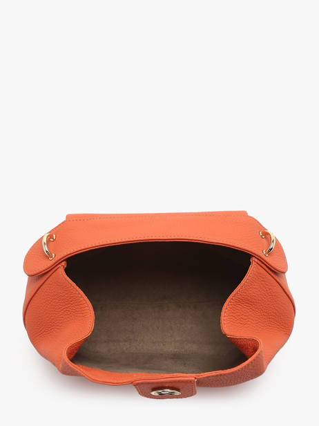 Cross Body Tas Nymphea Leder Nathan baume Oranje nymphea 2 ander zicht 3